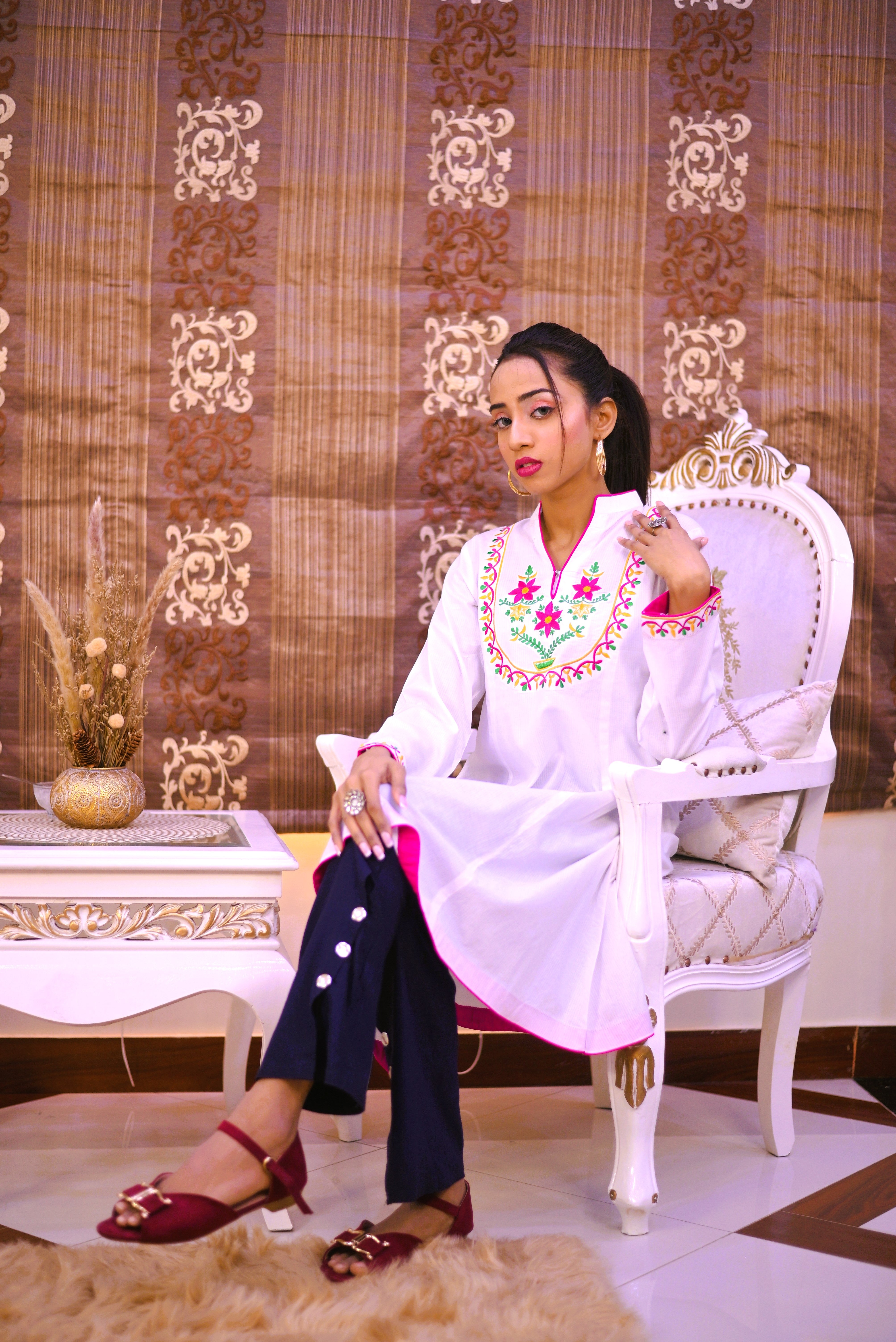 Women casual 1 piece frock